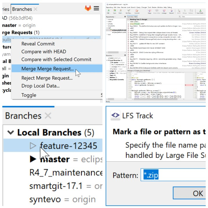 SmartGit 18.2: Unified Log, GitLab merge-request support & enhanced commit workflows.